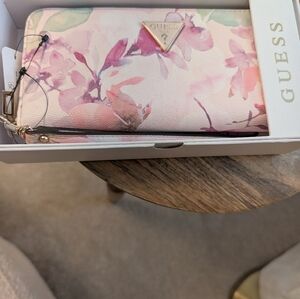 GUESS Floral Pink Wallet